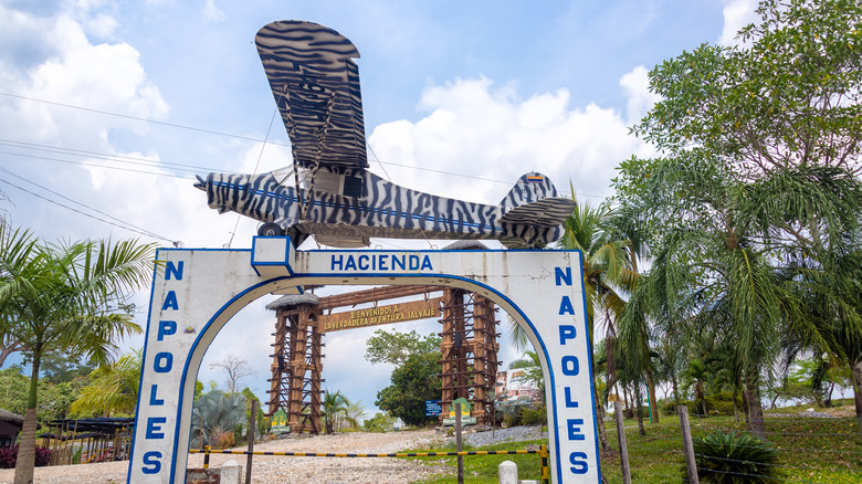 Entrance to Pablo Escobar's ranch