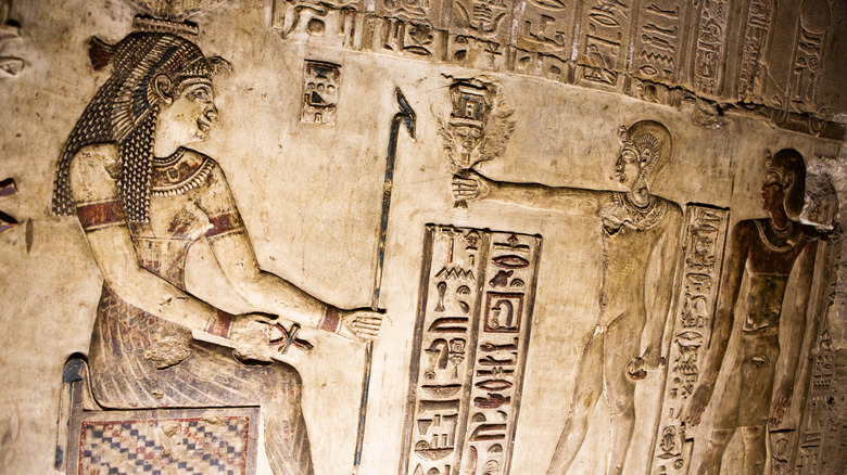 Heiroglyphics in Egypt