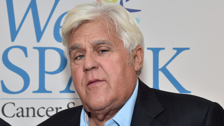 Jay Leno looking at camera