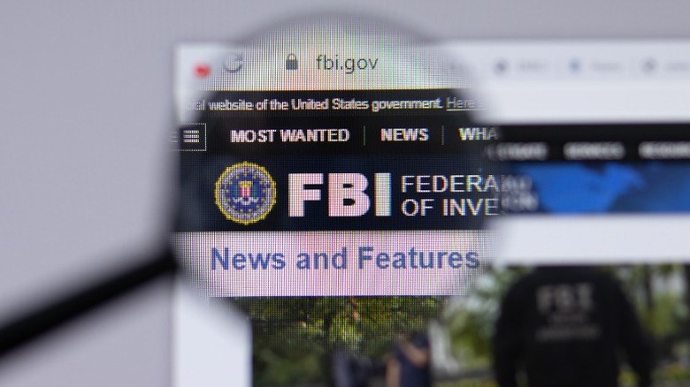 FBI webpage