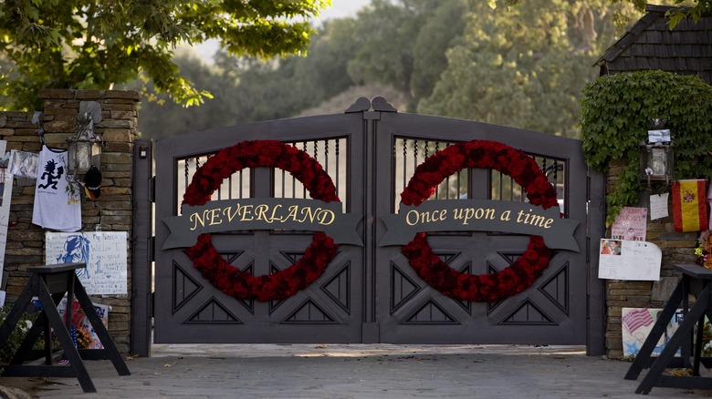 Neverland Ranch front gate