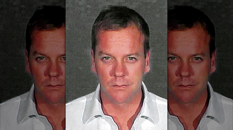 Kiefer Sutherland mugshot