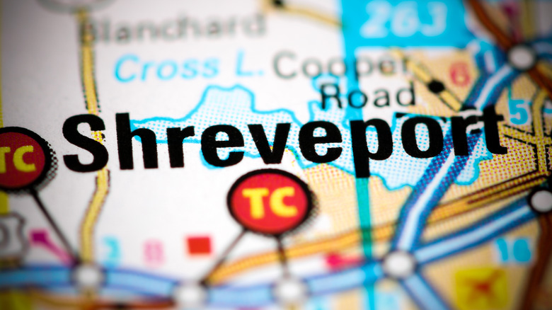 Shreveport, Louisiana Map 