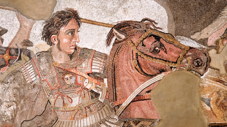 Alexander the Great riding horse