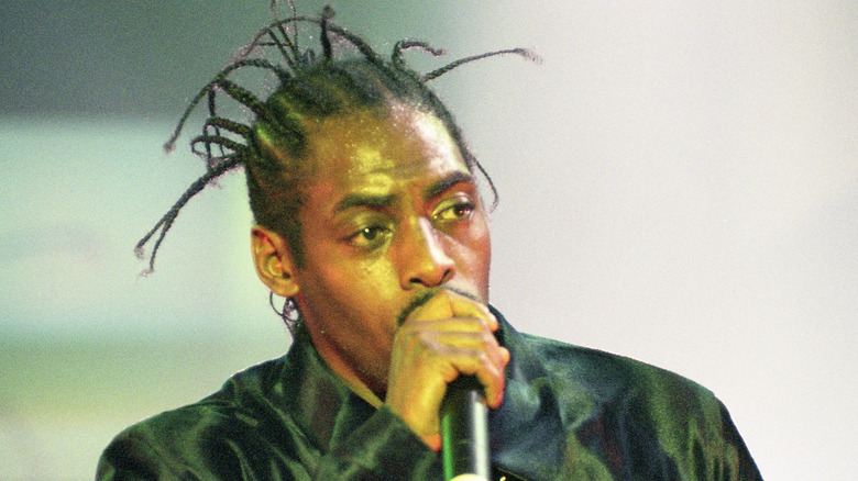 Coolio performs on stage