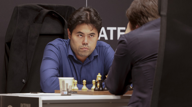 Hikaru Nakamura playing chess