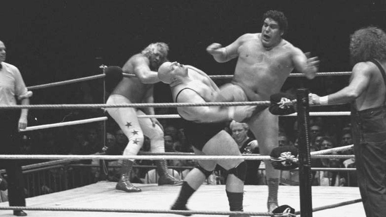 Andre the Giant during a match