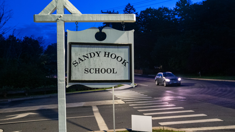 Sandy Hook School sign