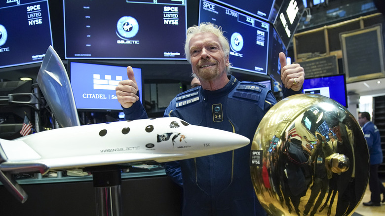 Richard Branson At The NYSE