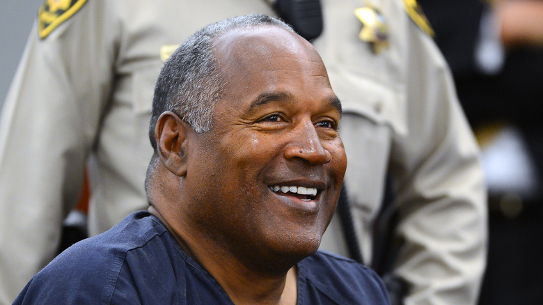 oj simpson smiling