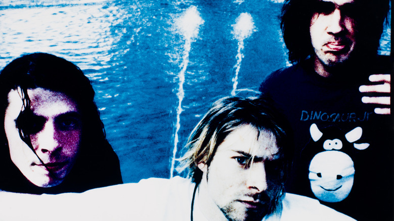 Nirvana hanging out poolside