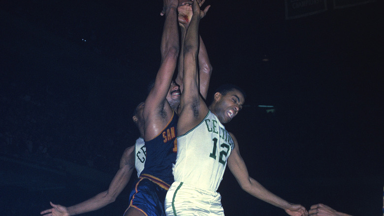 Wilt Chamberlain as a San Francisco Warrior in 1964