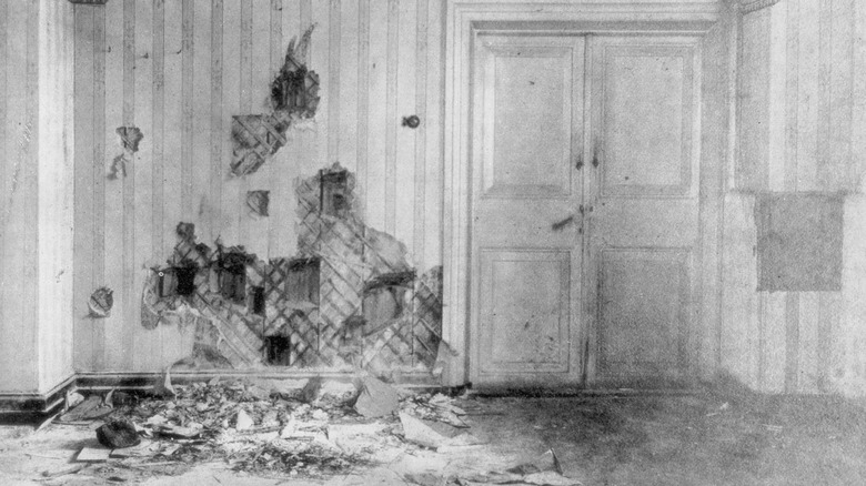 room where Tsar Nicholas II and family were murdered 