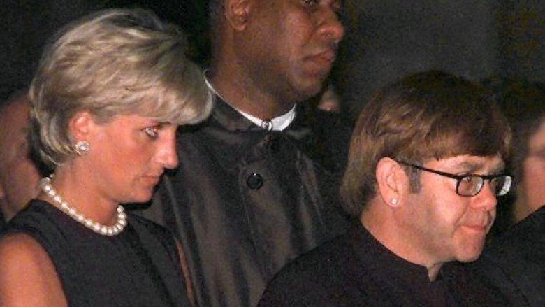 Princess Diana and Elton John