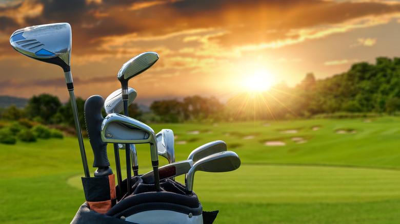 golf clubs with course 