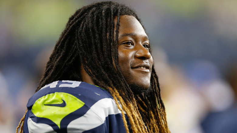 Shaquem Griffin staring to side