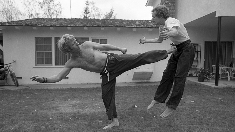 Chuck Norris training photo