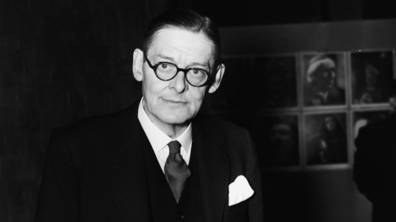 T S Eliot in Suit