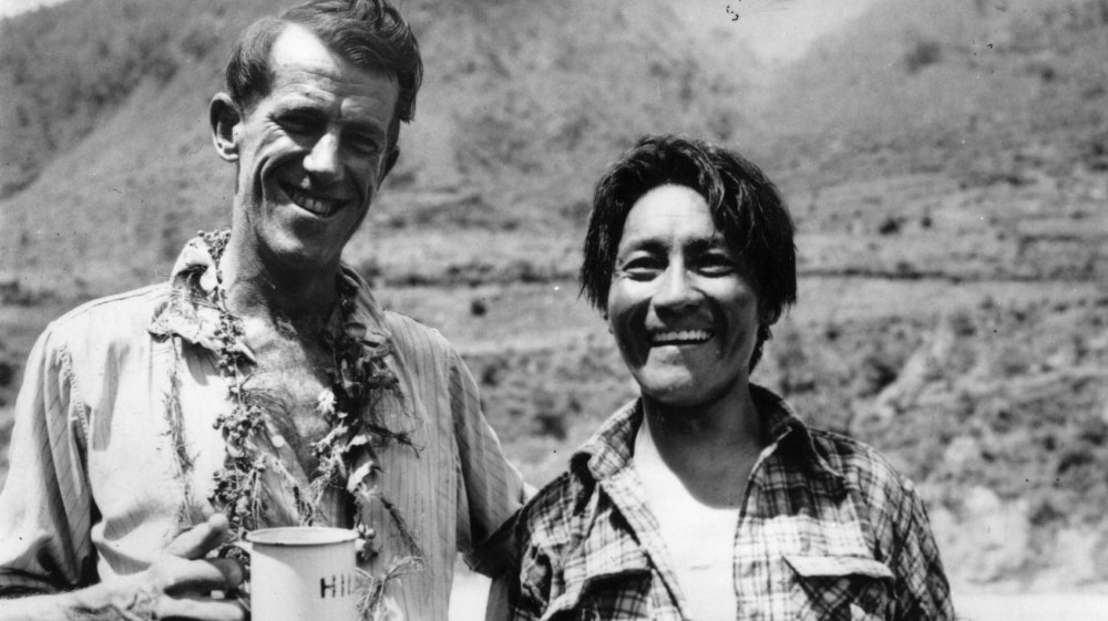 Tenzing Norgay and Edmund Hillary