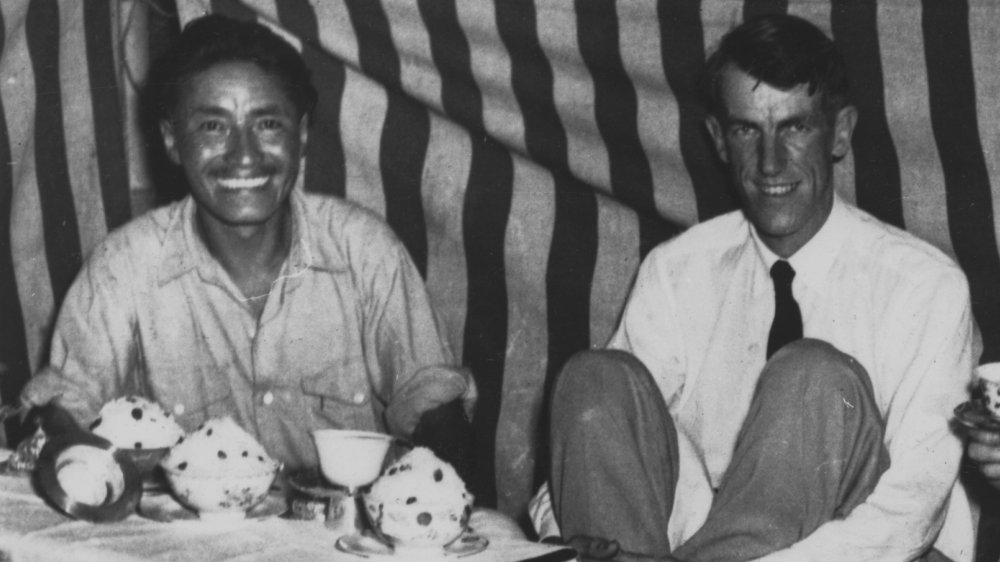 Tenzing Norgay and Edmund Hillary