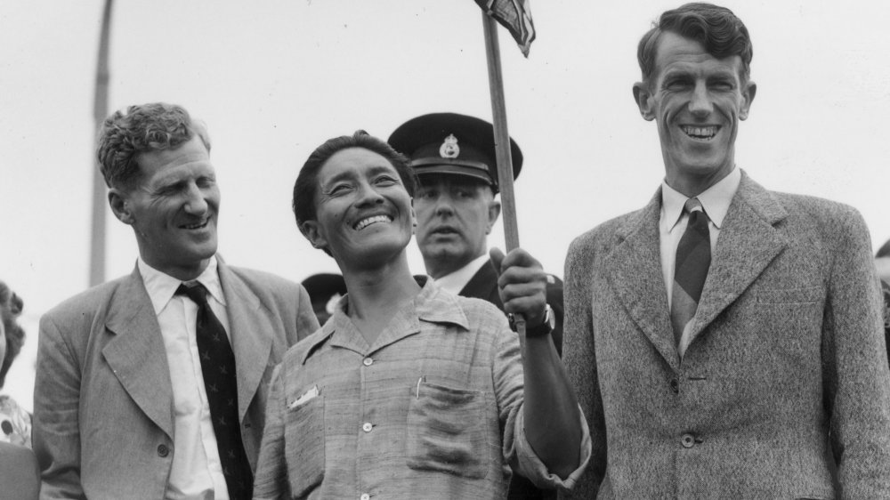 Tenzing Norgay and Edmund Hillary