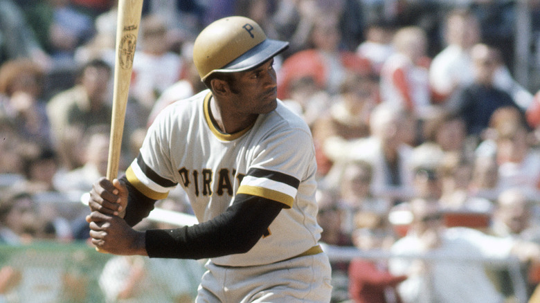 roberto clemente at bat