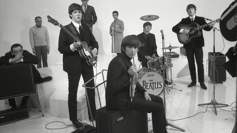 The Beatles performing 1960s