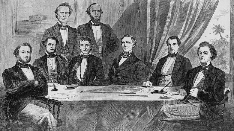 Confederate cabinet, 1861