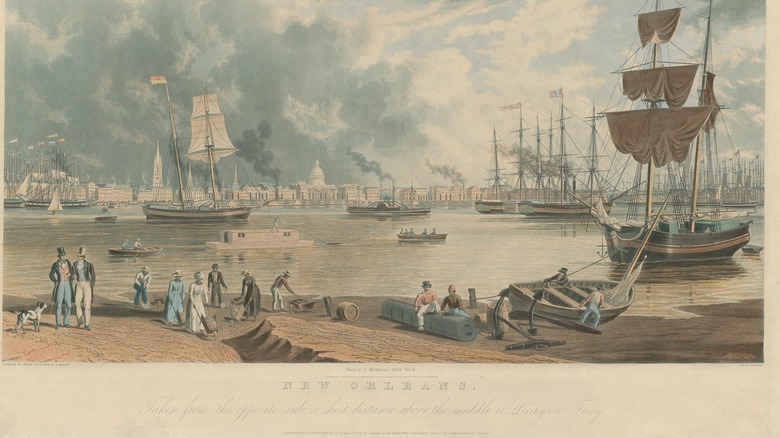 Port of New Orleans, 1841
