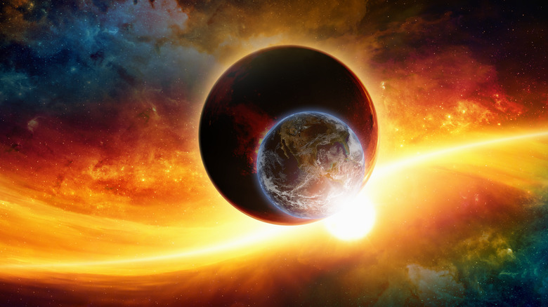 Planet Nibiru approaching Earth