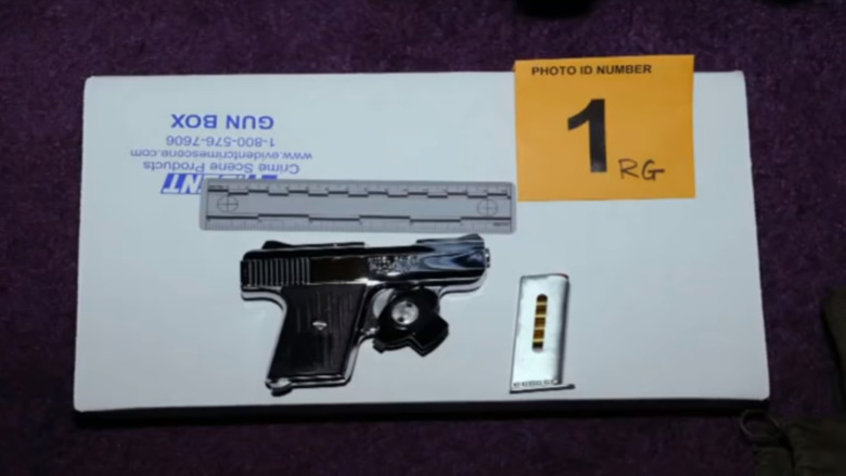 lonnie franklin's gun in evidence bag