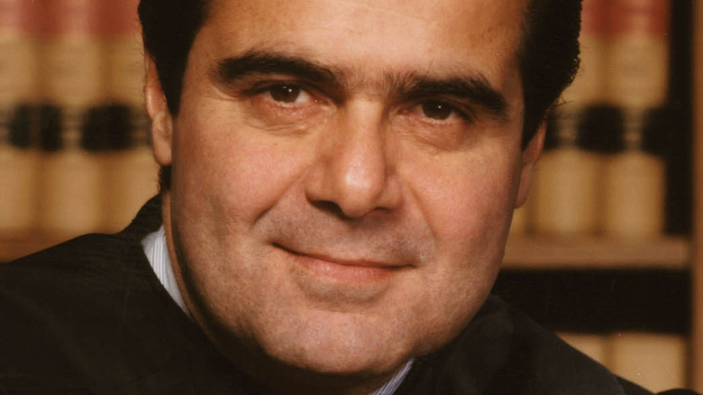 Antonin Scalia justice robes
