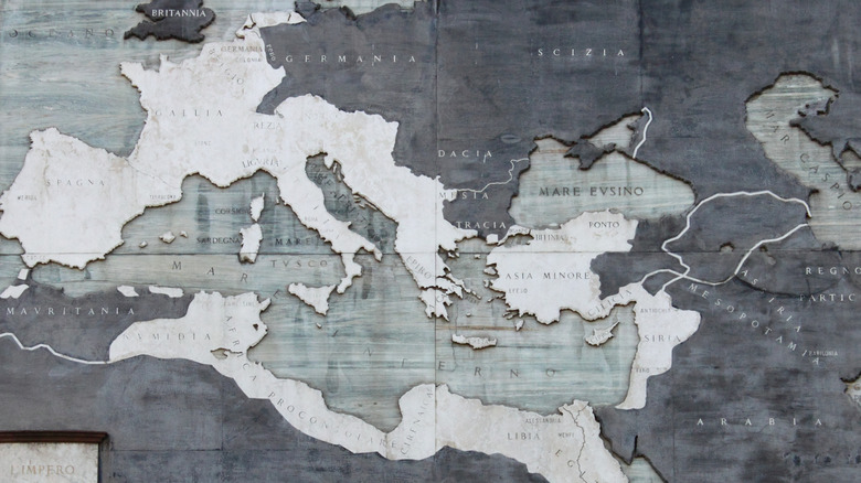 Roman empire under Trajan map