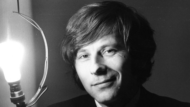 roman polanski lightbulb black and white