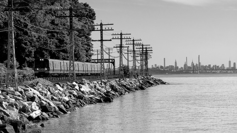 Hudson River shore