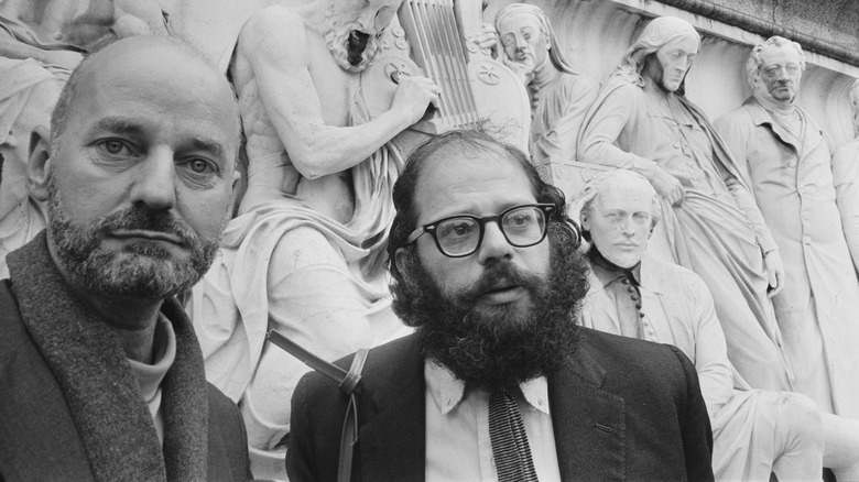 Lawrence Ferlinghetti and Allen Ginsberg