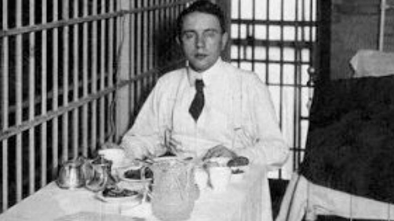 Harry Thaw sitting in jail