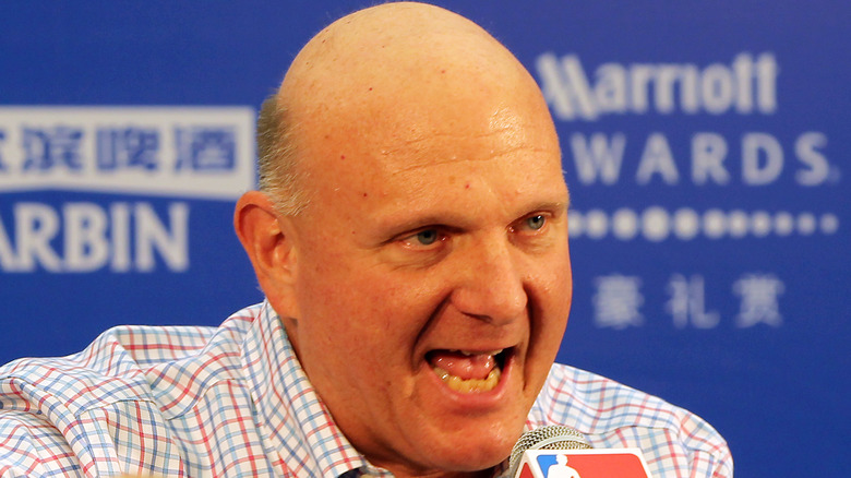 Steve Ballmer speaks at news conference