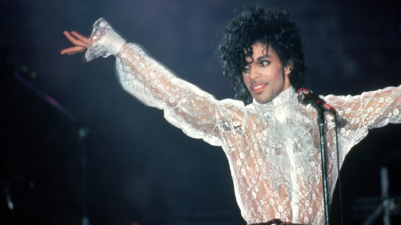 Prince on stage