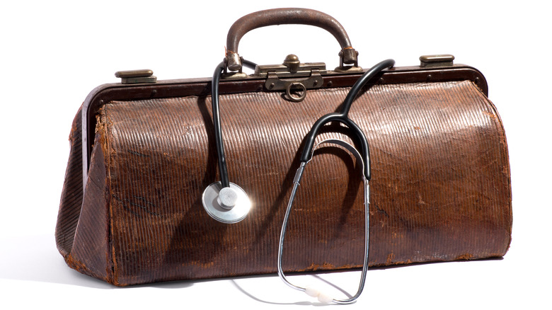 vintage doctor bag stethoscope