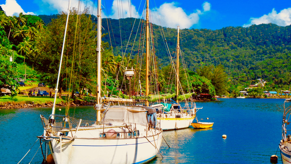 ships in Pago Pago Harbor