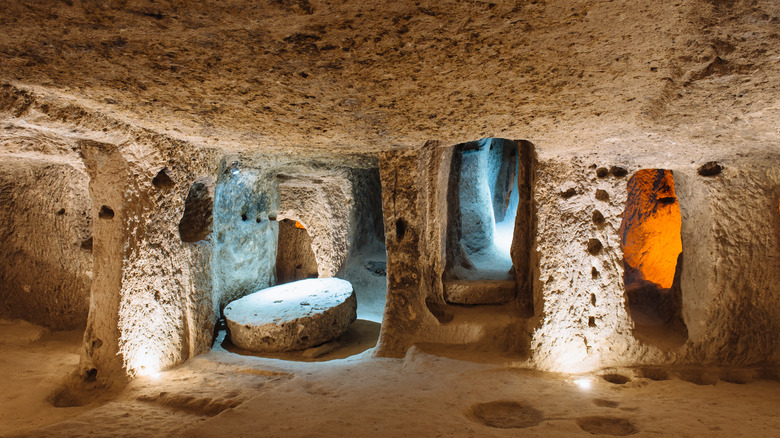 Derinkuyu underground city in Turkey