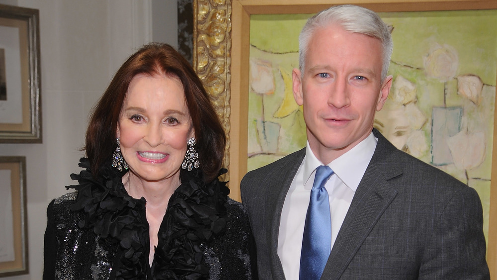 Gloria Vanderbilt and Anderson Cooper 