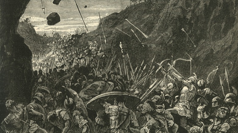 Illustration of Athenian retreat