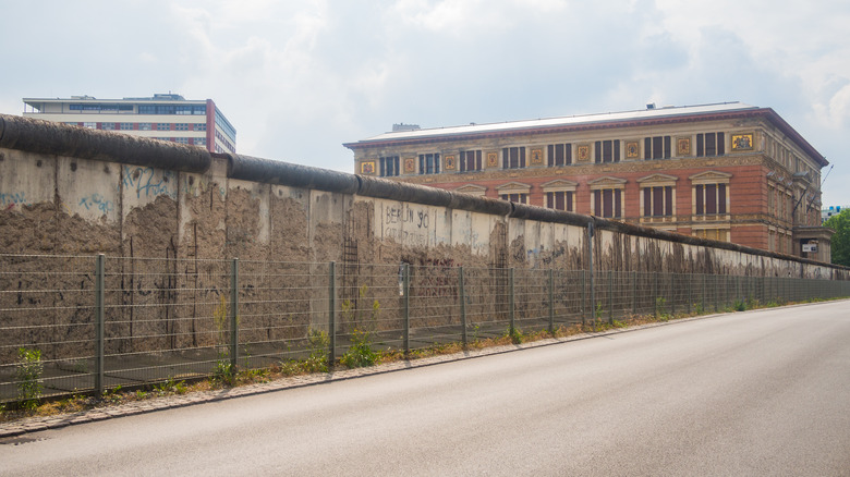 a section of the Berlin Wall