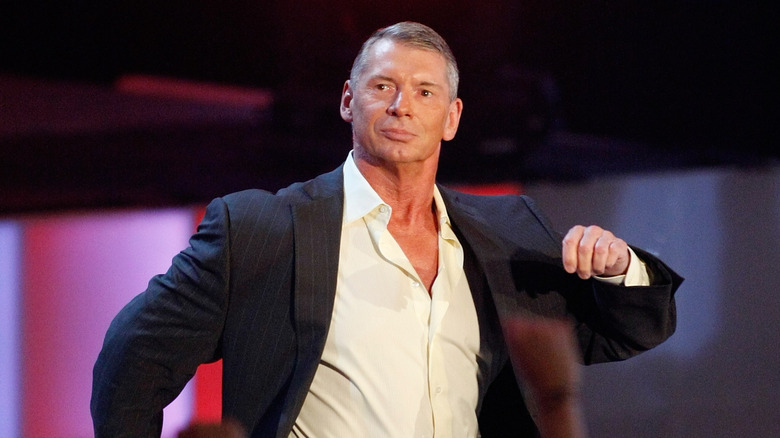 Vince McMahon headed to the ring