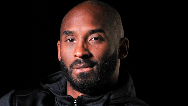 Kobe Bryant smirking with beard