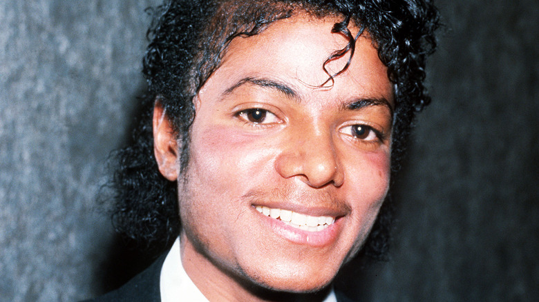 Michael Jackson smiling