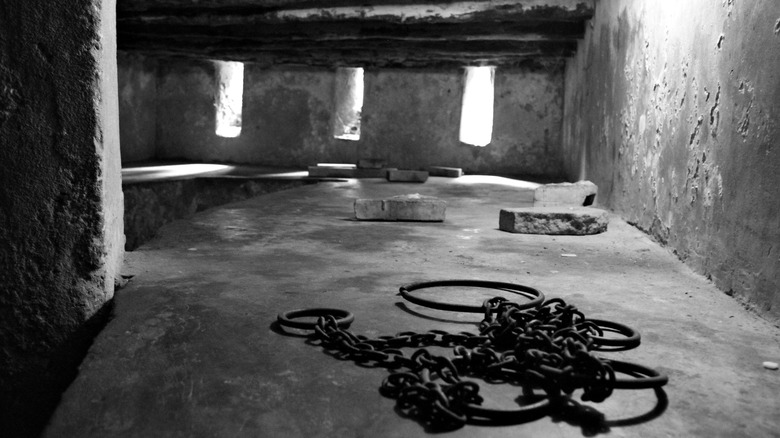 Slave holding cell at Zanzibar