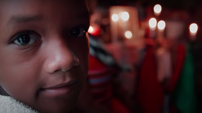 Young Haitian girl at Voodoo ritual